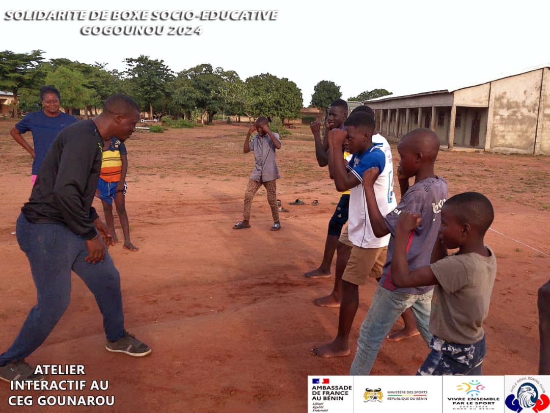 Atelier interactif au CEG GROUNAROU